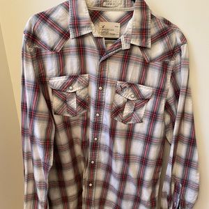 American eagle button up